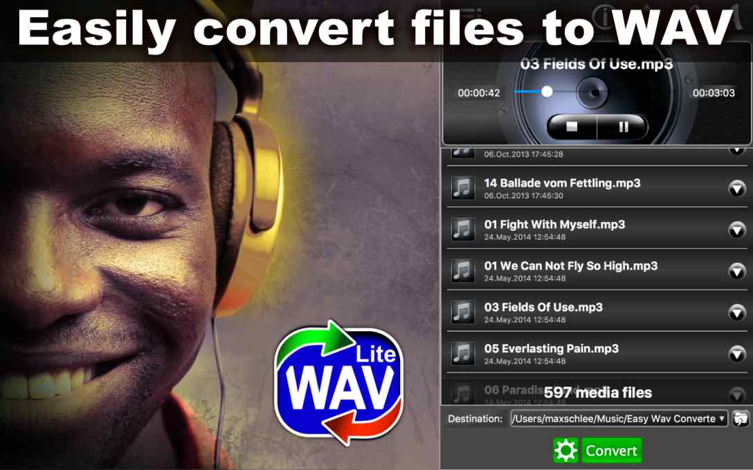 Easily convert files to WAV Convert_and_enjoy_audio_files_WAV0